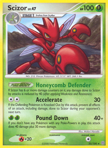Scizor (25/100) [Diamond & Pearl: Stormfront] - Comfy Hobbies