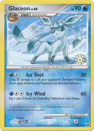 Glaceon (20/100) [Countdown Calendar Promos] - Comfy Hobbies