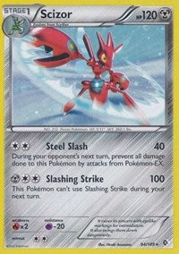 Scizor (94/149) (Cosmos Holo) (Blister Exclusive) [Black & White: Boundaries Crossed] - Comfy Hobbies