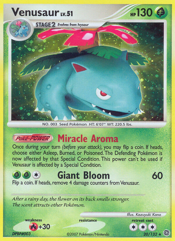 Venusaur (20/132) (Theme Deck Exclusive) [Diamond & Pearl: Secret Wonders] - Comfy Hobbies