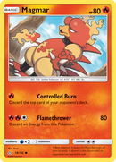 Magmar (18/156) [Sun & Moon: Ultra Prism] - Comfy Hobbies