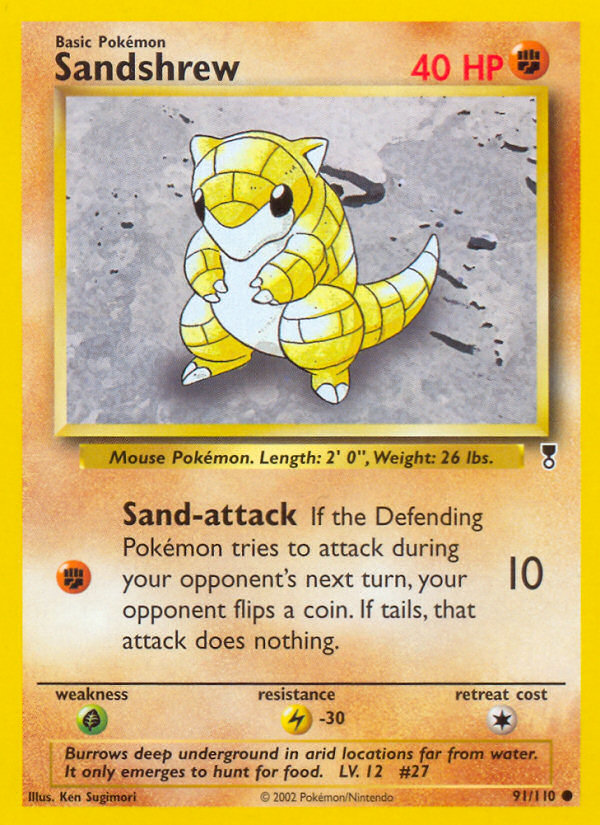 Sandshrew (91/110) [Legendary Collection] - Comfy Hobbies