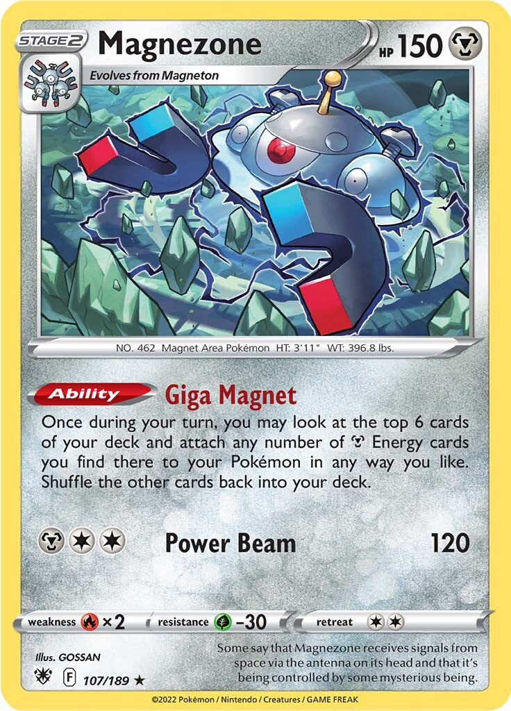 Magnezone (107/189) (Theme Deck Exclusive) [Sword & Shield: Astral Radiance] - Comfy Hobbies