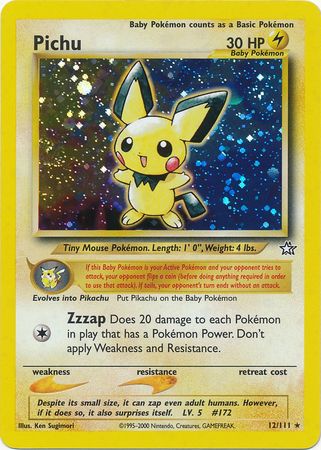 Pichu (12/111) [Neo Genesis Unlimited] - Comfy Hobbies