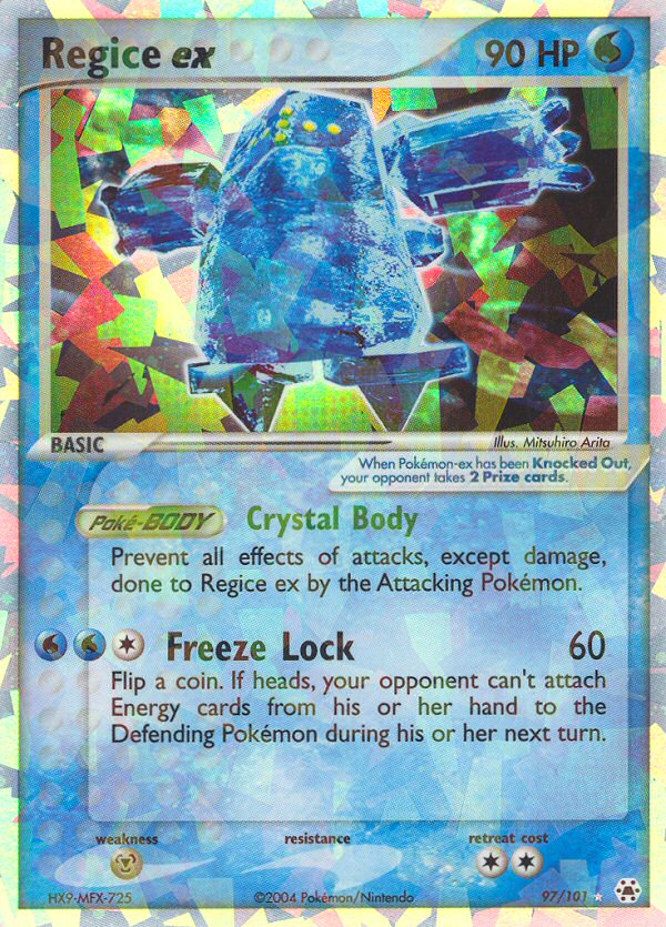 Regice ex (97/101) [EX: Hidden Legends] - Comfy Hobbies