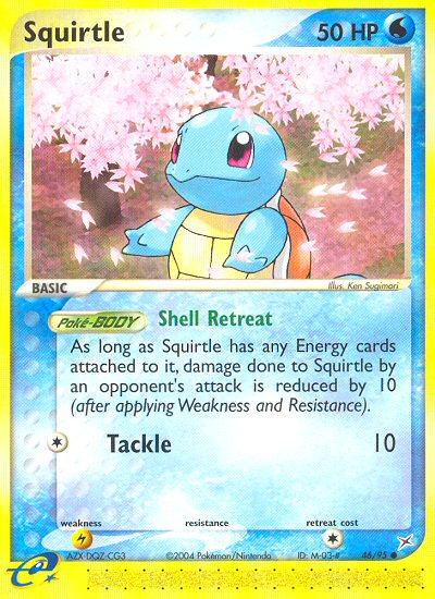 Squirtle (46/95) [EX: Team Magma vs Team Aqua] - Comfy Hobbies