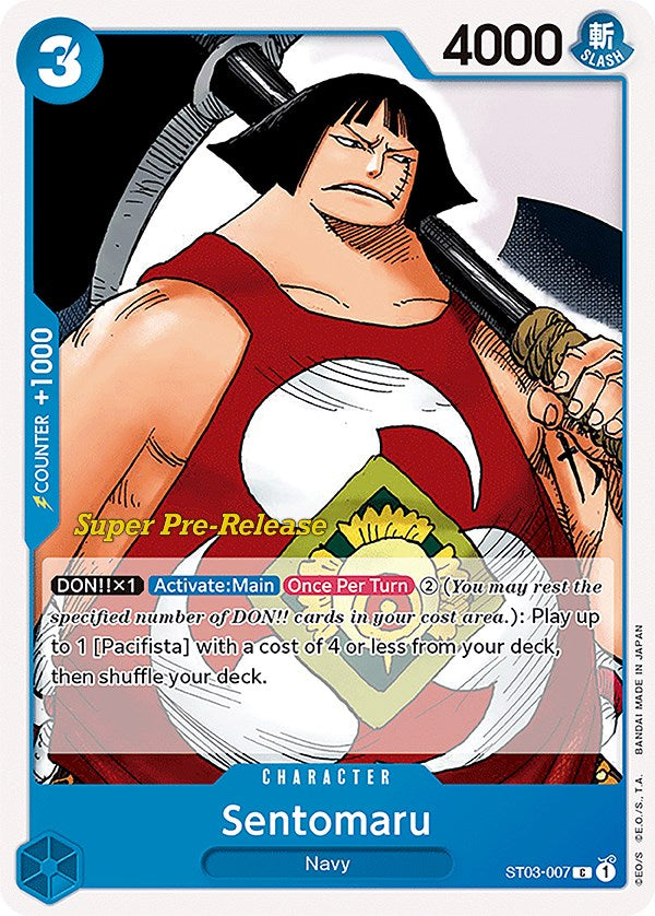 Sentomaru [Super Pre-Release Starter Deck: The Seven Warlords of the Sea] - Comfy Hobbies