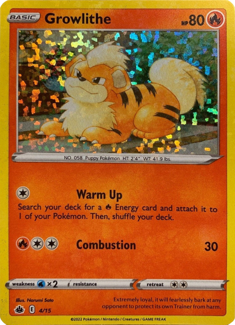 Growlithe (4/15) [McDonald's Promos: Match Battle] - Comfy Hobbies