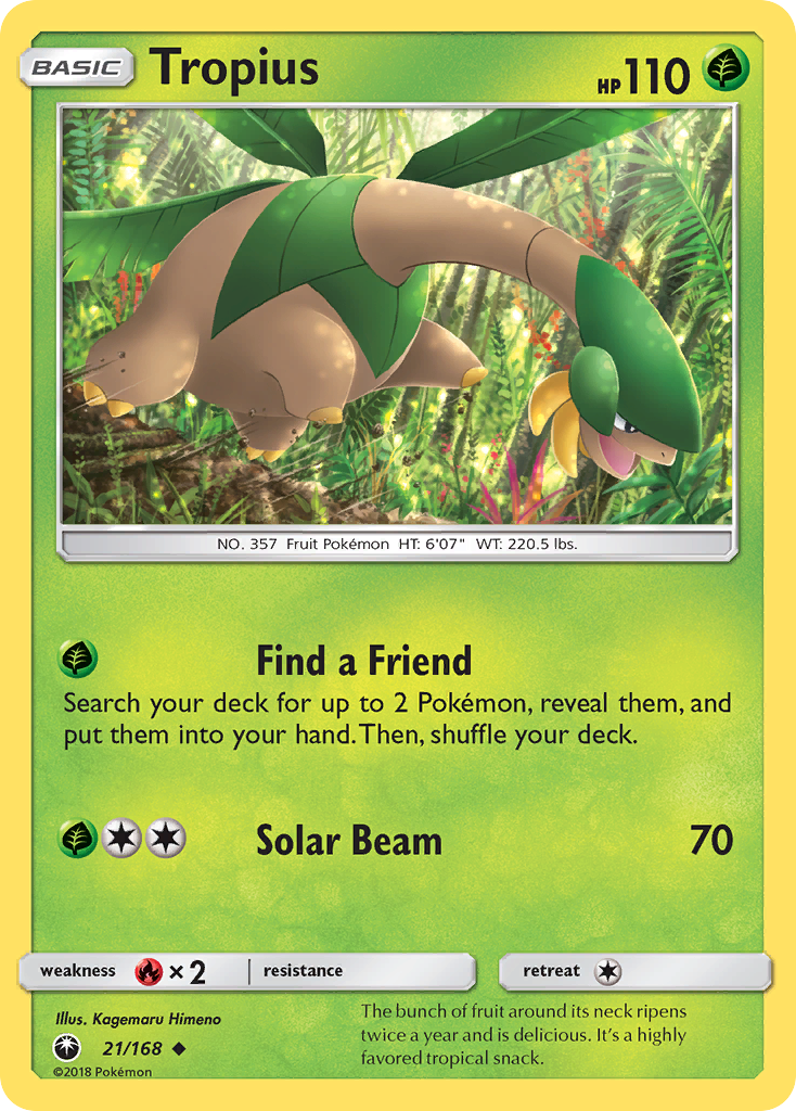 Tropius (21/168) [Sun & Moon: Celestial Storm] - Comfy Hobbies