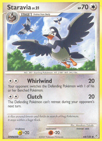 Staravia (64/130) [Diamond & Pearl: Base Set] - Comfy Hobbies