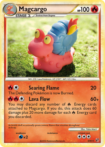 Magcargo (6/90) [HeartGold & SoulSilver: Undaunted] - Comfy Hobbies