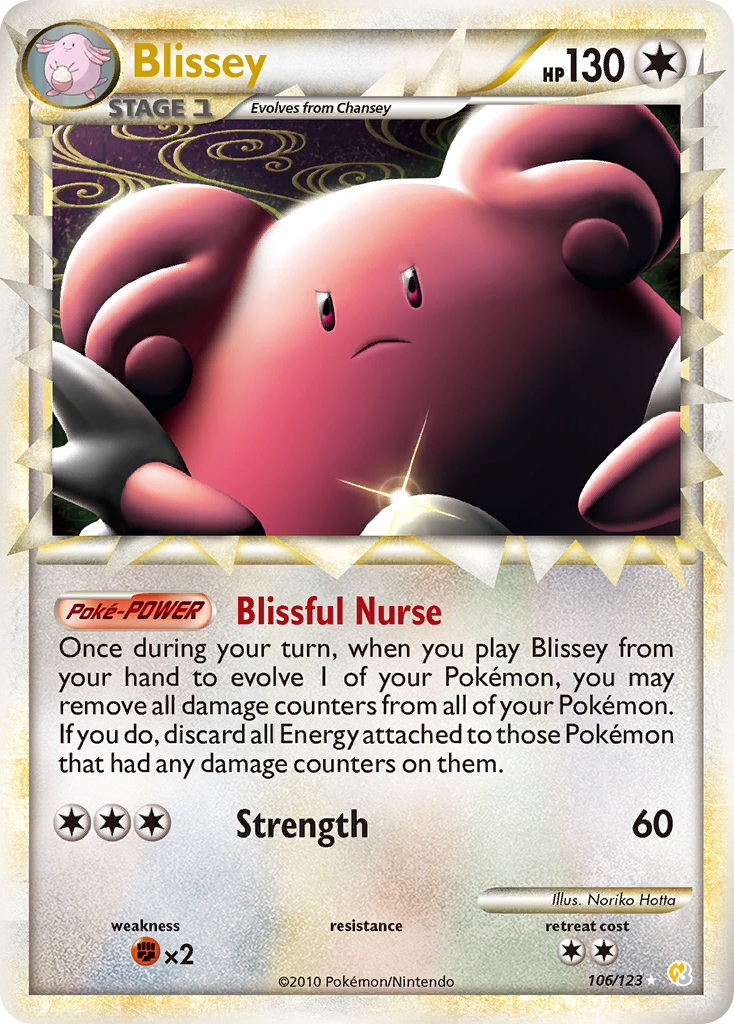 Blissey (106/123) [HeartGold & SoulSilver: Base Set] - Comfy Hobbies