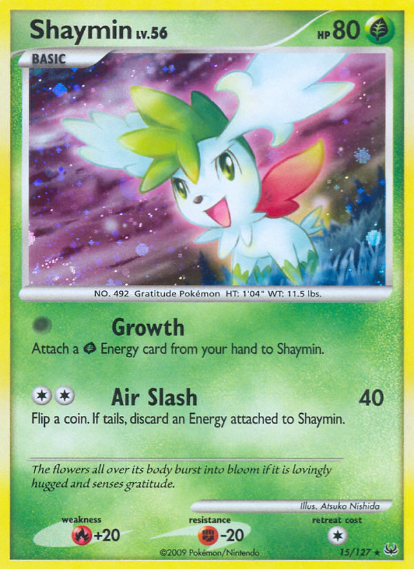 Shaymin (15/127) [Platinum: Base Set] - Comfy Hobbies