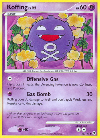 Koffing (68/111) [Platinum: Rising Rivals] - Comfy Hobbies