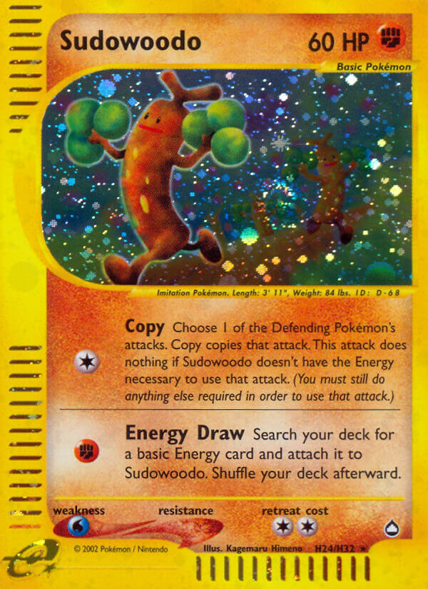 Sudowoodo (H24/H32) [Aquapolis] - Comfy Hobbies