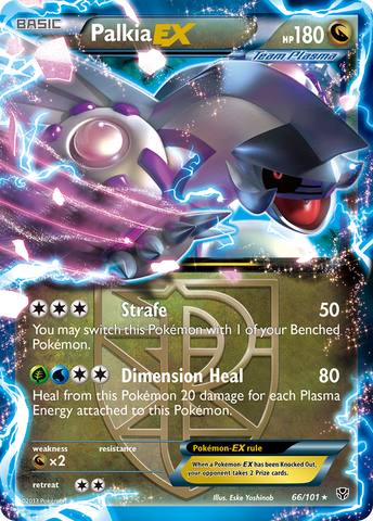 Palkia EX (66/101) [Black & White: Plasma Blast] - Comfy Hobbies