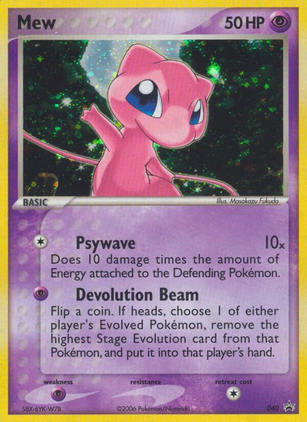 Mew (040) [Nintendo: Black Star Promos] - Comfy Hobbies