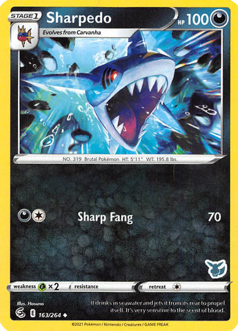 Sharpedo (163/264) (Eevee Deck) [Battle Academy 2022] - Comfy Hobbies