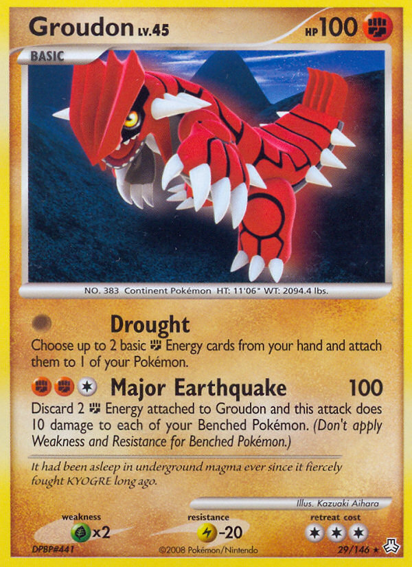 Groudon (29/146) [Diamond & Pearl: Legends Awakened] - Comfy Hobbies