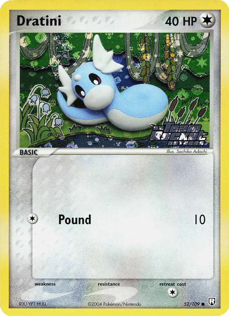 Dratini (52/109) (Stamped) [EX: Team Rocket Returns] - Comfy Hobbies