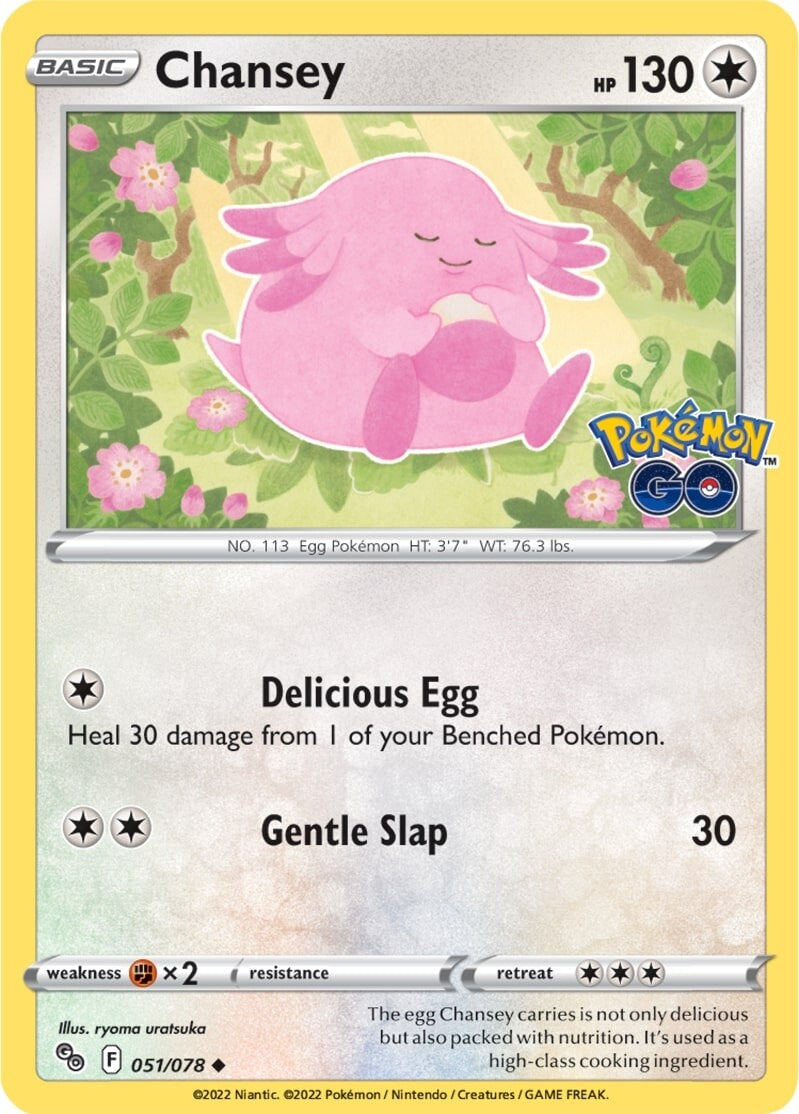 Chansey (051/078) [Pokémon GO] - Comfy Hobbies