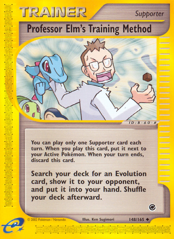 Professor Elm's Training Method (148/165) [Expedition: Base Set] - Comfy Hobbies