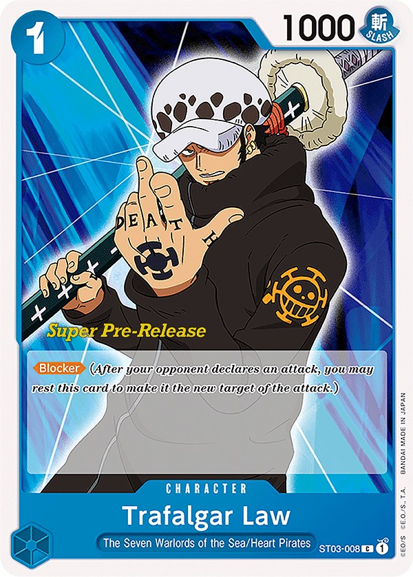 Trafalgar Law [Super Pre-Release Starter Deck: The Seven Warlords of the Sea] - Comfy Hobbies