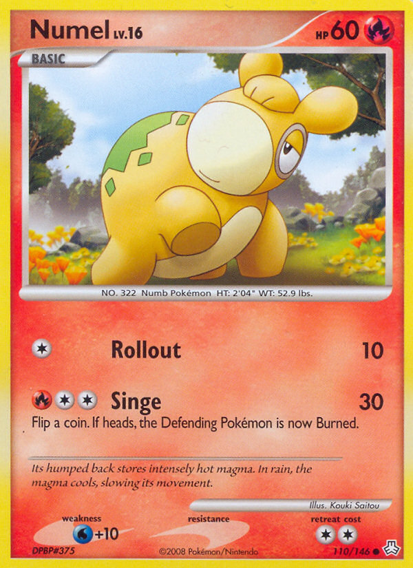 Numel (110/146) [Diamond & Pearl: Legends Awakened] - Comfy Hobbies