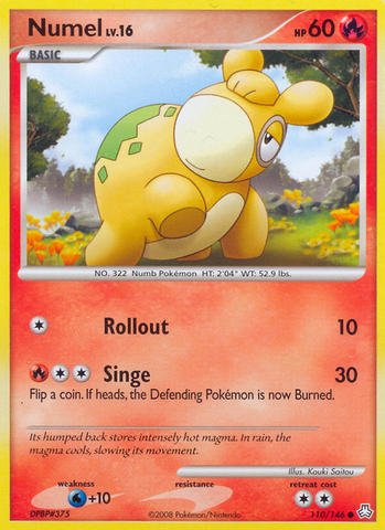 Numel (110/146) [Diamond & Pearl: Legends Awakened] - Comfy Hobbies