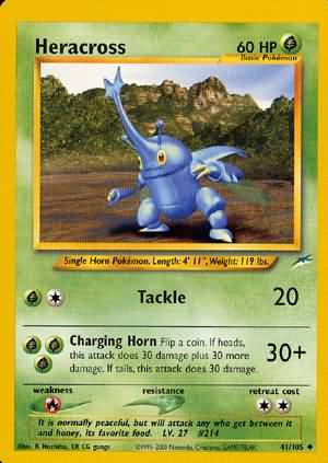 Heracross (41/105) [Neo Destiny Unlimited] - Comfy Hobbies
