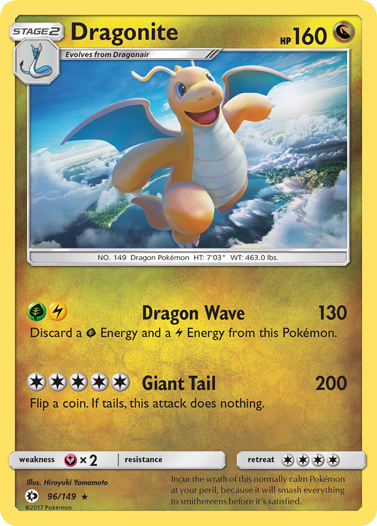 Dragonite (96/149) [Sun & Moon: Base Set] - Comfy Hobbies