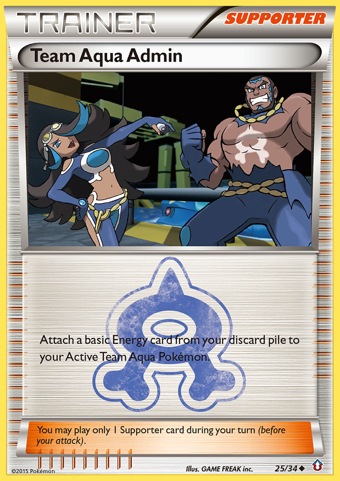 Team Aqua Admin (25/34) [XY: Double Crisis] - Comfy Hobbies