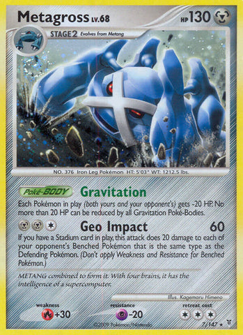 Metagross (7/147) (Cracked Ice Holo) (Blister Exclusive) [Platinum: Supreme Victors] - Comfy Hobbies