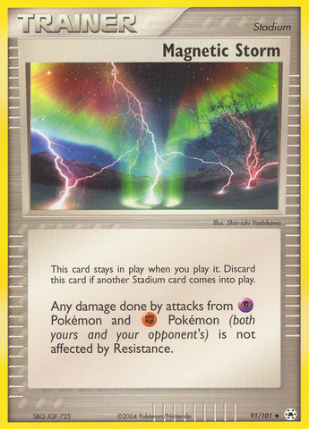 Magnetic Storm (91/101) [EX: Hidden Legends] - Comfy Hobbies