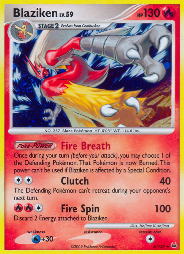 Blaziken (3/127) [Platinum: Base Set] - Comfy Hobbies