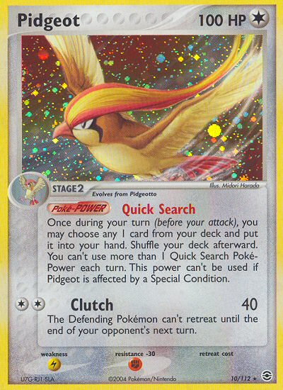 Pidgeot (10/112) [EX: FireRed & LeafGreen] - Comfy Hobbies