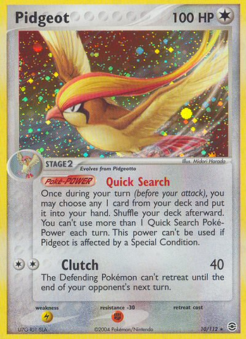Pidgeot (10/112) [EX: FireRed & LeafGreen] - Comfy Hobbies