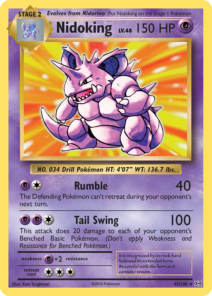 Nidoking (45/108) [XY: Evolutions] - Comfy Hobbies