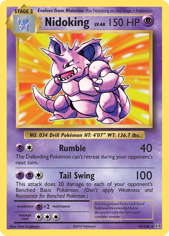 Nidoking (45/108) [XY: Evolutions] - Comfy Hobbies