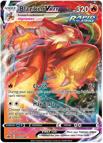 Blaziken VMAX (021/198) [Sword & Shield: Chilling Reign] - Comfy Hobbies