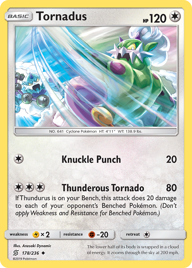 Tornadus (178/236) [Sun & Moon: Unified Minds] - Comfy Hobbies