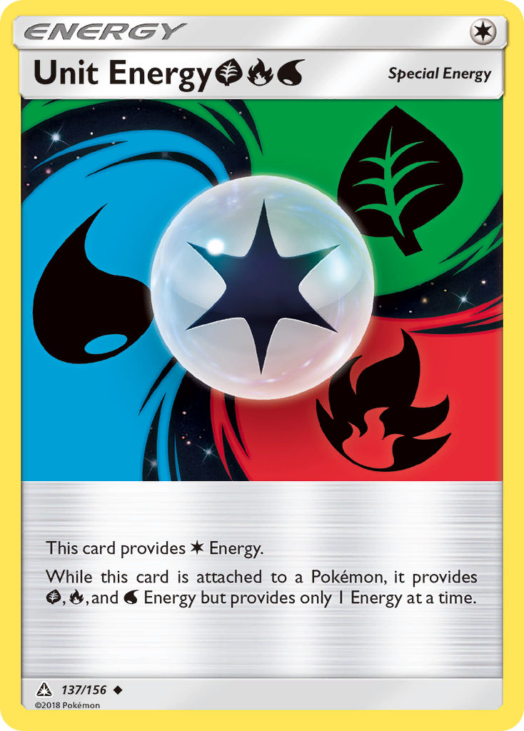 Unit Energy (137/156) (Grass, Fire, Water) [Sun & Moon: Ultra Prism] - Comfy Hobbies