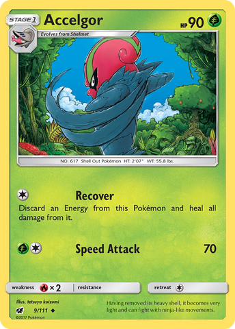 Accelgor (9/111) [Sun & Moon: Crimson Invasion] - Comfy Hobbies