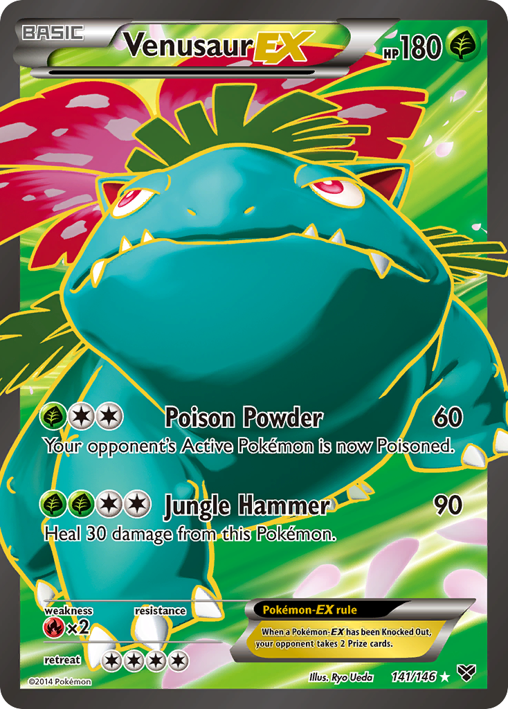 Venusaur EX (141/146) [XY: Base Set] - Comfy Hobbies