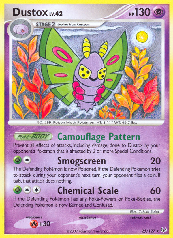 Dustox (25/127) [Platinum: Base Set] - Comfy Hobbies