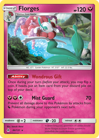 Florges (86/131) [Sun & Moon: Forbidden Light] - Comfy Hobbies