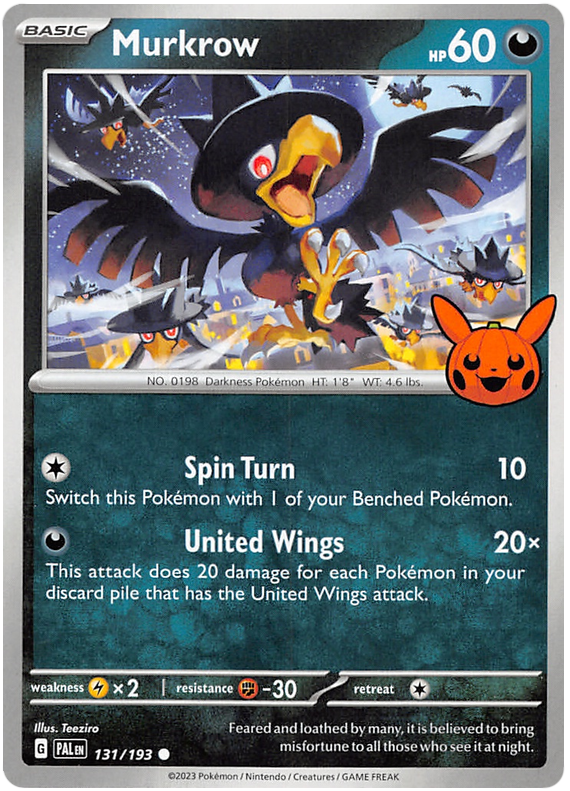 Murkrow (131/193) [Trick or Trade 2023] - Comfy Hobbies