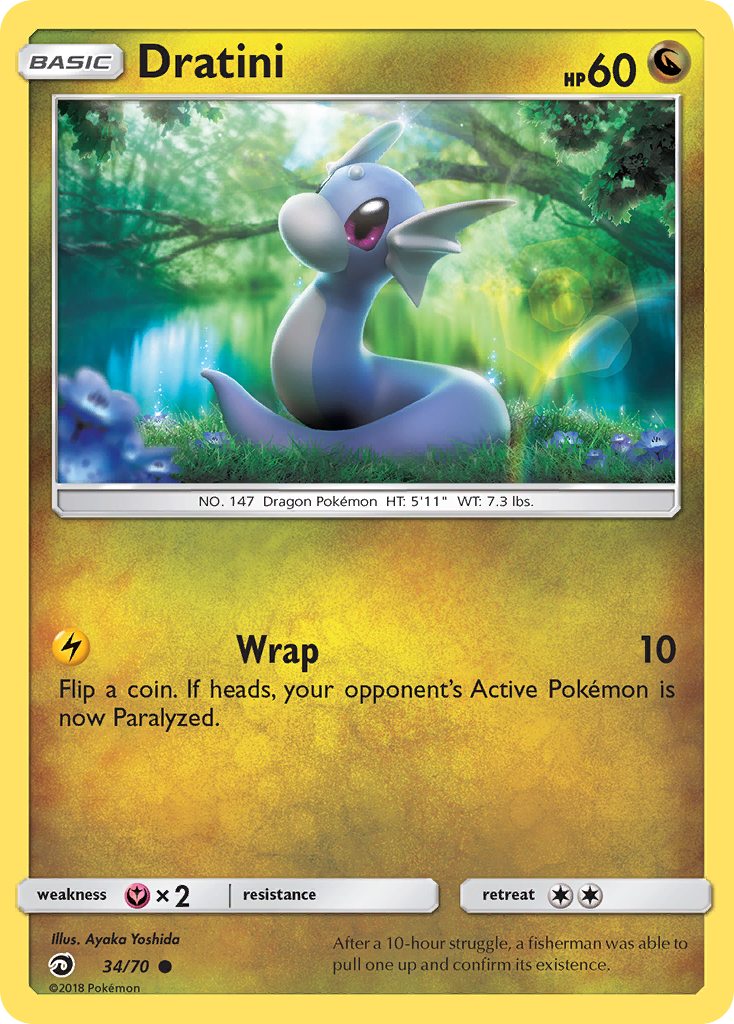 Dratini (34/70) [Sun & Moon: Dragon Majesty] - Comfy Hobbies