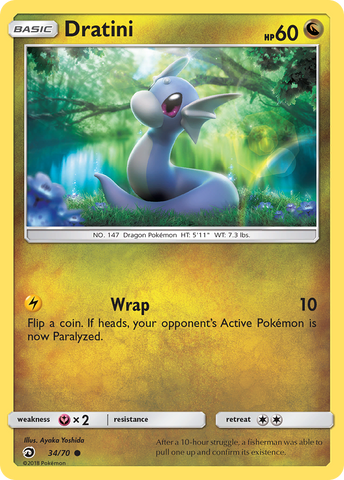 Dratini (34/70) [Sun & Moon: Dragon Majesty] - Comfy Hobbies