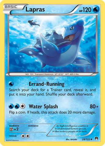 Lapras (28/122) [XY: BREAKpoint] - Comfy Hobbies